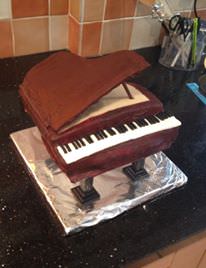 Novelty Piano Cake